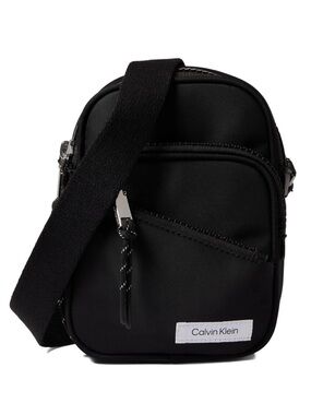 Calvin Klein Evie Black Nylon Crossbody Bag